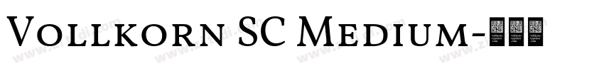 Vollkorn SC Medium字体转换 Vollkorn SC Medium字体转换